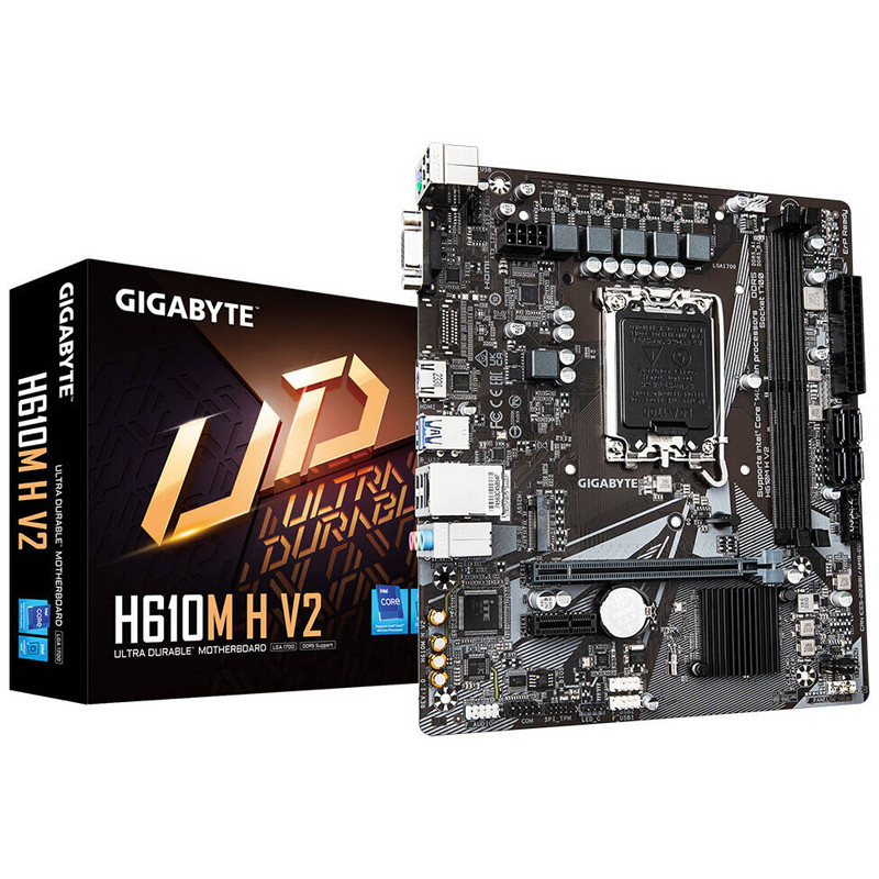 Carte Mère Gigabyte H610M H V2 G10 LGA 1700 DDR5 en Tunisie