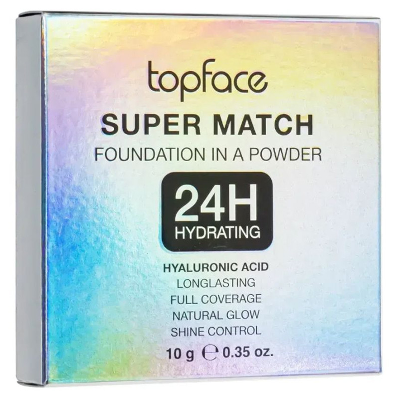 Topface Fond de Teint Poudre Compact Super Match 24H N°004 Pale Beige en Tunisie