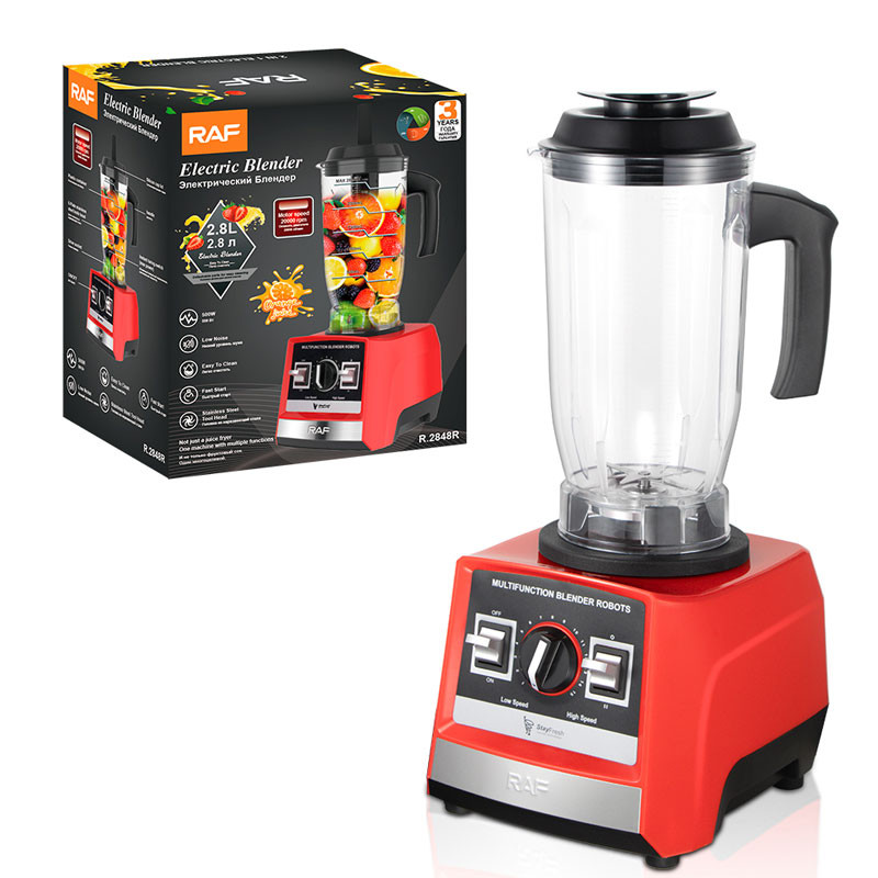 Blender Raf R-2848 500W 2.8L Rouge en Tunisie