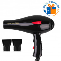Sèche Cheveux Hoffmans 3900 1800W Noir en Tunisie