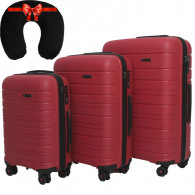 Set De 3 Valises Incassable Starbag Rouge en Tunise