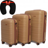 Set De 3 Valises Incassable Starbag Caramel en Tunisie