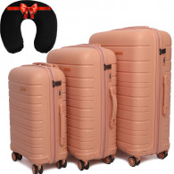 Set De 3 Valises Incassable Starbag Saumon en Tunisie