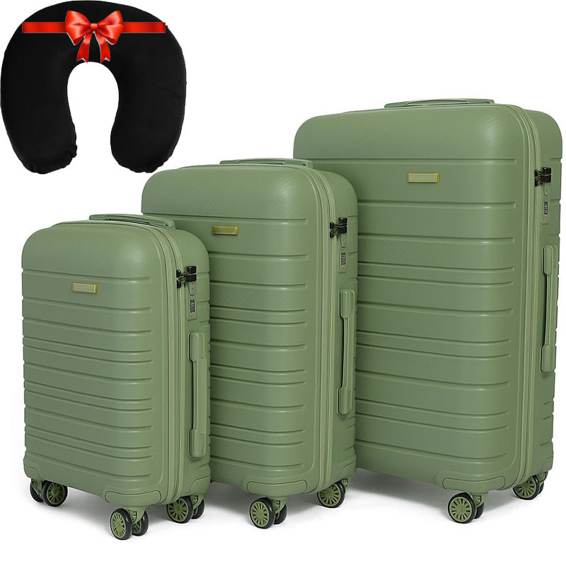 Set De 3 Valises Incassable Starbag Vert en Tunisie