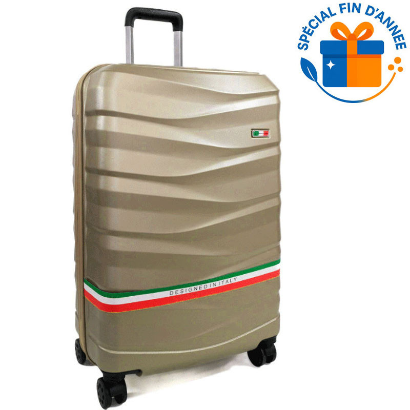 Valise Franco Grand Modèle Beige en Tunisie