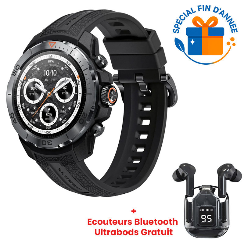 Montre Connectée Mibro GS Explorer Noir en Tunisie