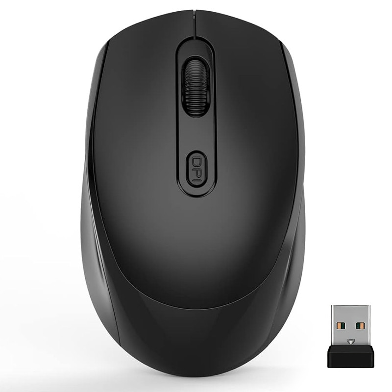 Souris Sans Fil Noir en Tunisie