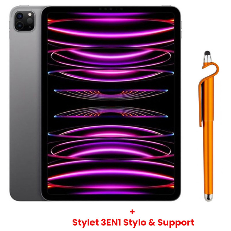 Apple IPad Pro  4Gén 11" 128Go Wi-Fi + Cellulaire - Gris