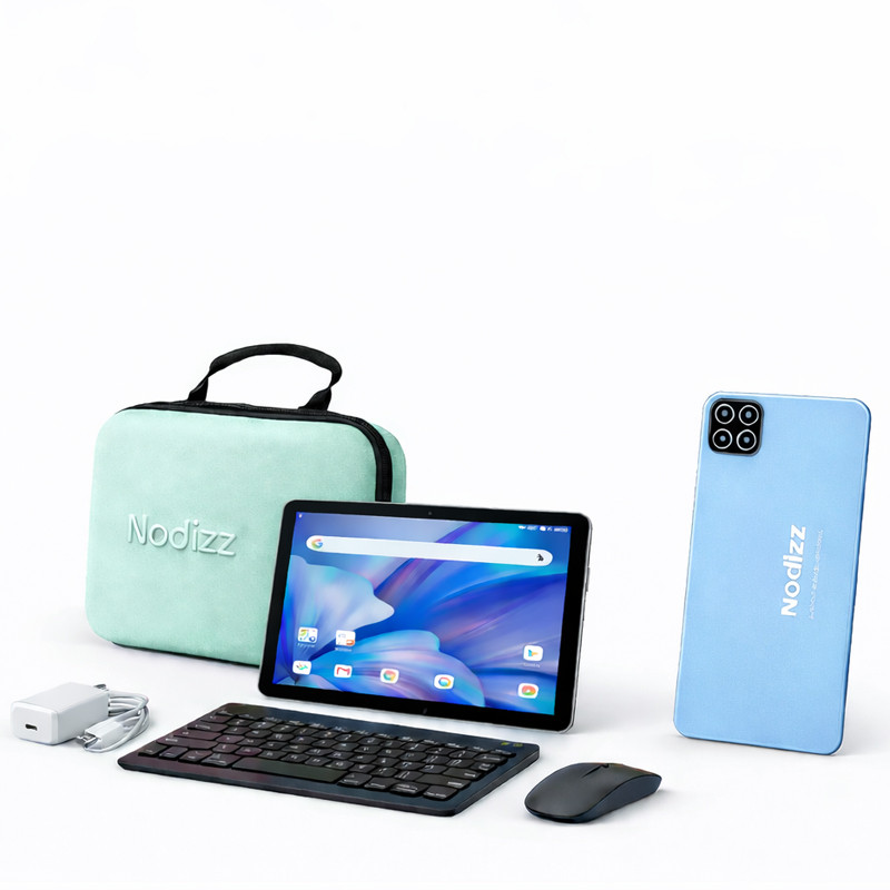 Tablette Nodizz NPAD10-EV 12Go 512Go 5G Bleu Clair en Tunisie