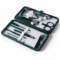 Kit de Manucure et Pédicure Professionnel 12 Pièces Vert En Tunisie