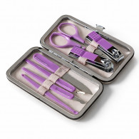 Kit de Manucure et Pédicure Professionnel 7 Pièces Violet En Tunisie