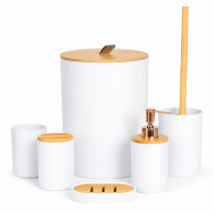 Série Salle De Bain 7 Pièces En Plastique Rond Blanc En Tunisie