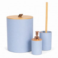 Série Salle De Bain 7 Pièces En Plastique Rond Gris En Tunisie