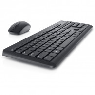 Ensemble Clavier & Souris Sans Fil Dell KM3322W Azerty Noir en Tunisie