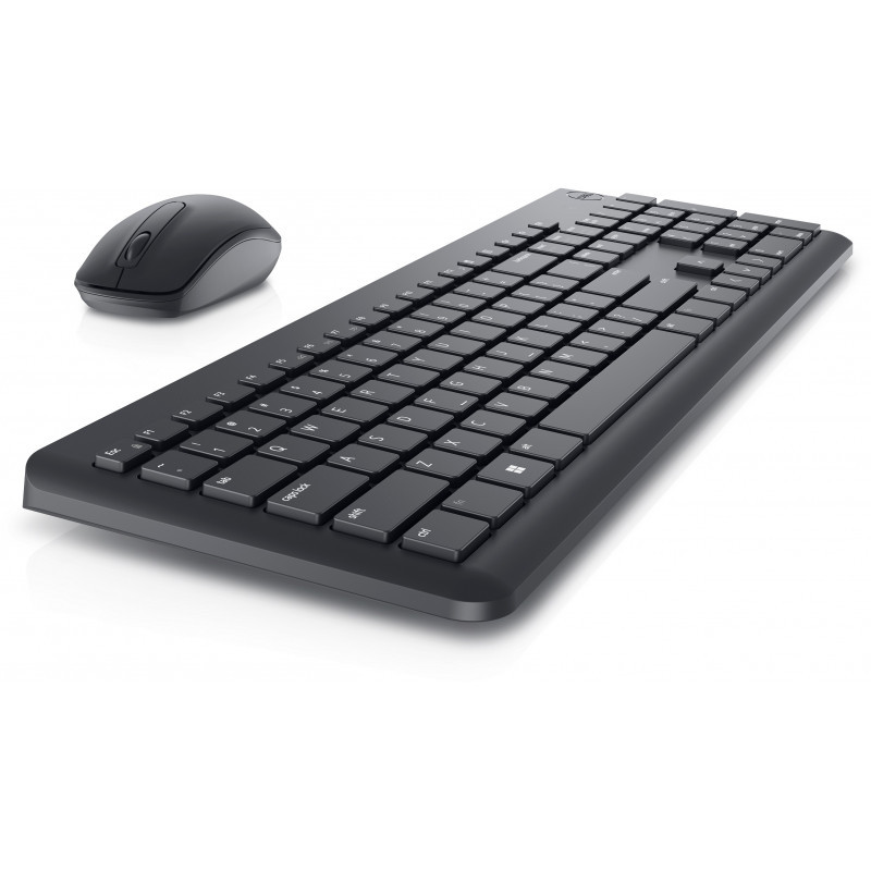 Ensemble Clavier & Souris Sans Fil Dell KM3322W Azerty Noir en Tunisie