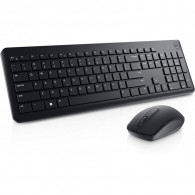 Ensemble Clavier & Souris Sans Fil Dell KM3322W Azerty Noir en Tunisie