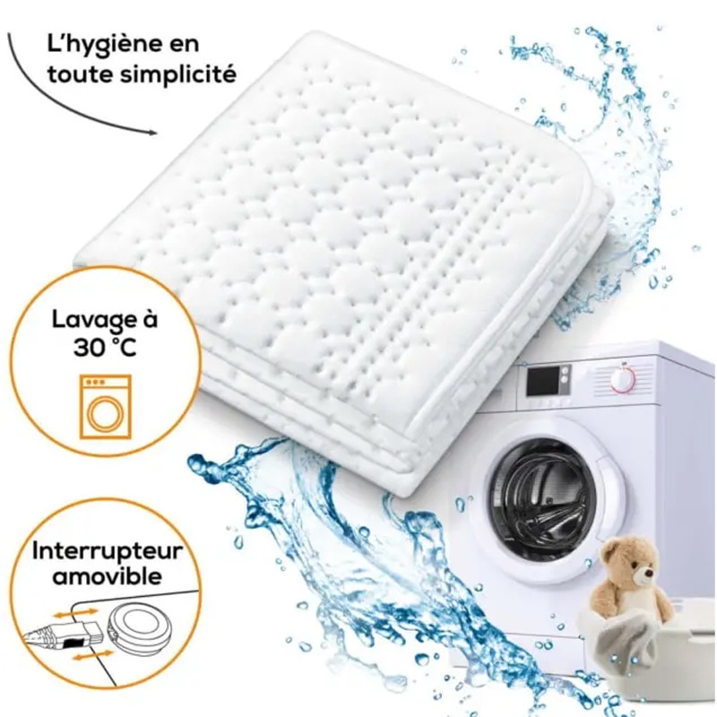 Housse Chauffante Compact Beurer TS19 Blanc en Tunisie