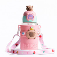 Goudre D'eau Avec Paille Et Sangle 550ML En Tunisie