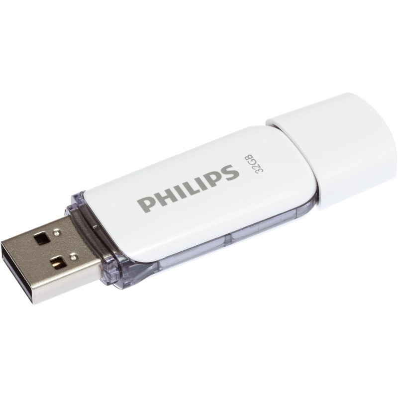 Clé USB Philips Snow 32Go USB 2.0 Blanc En Tunisie