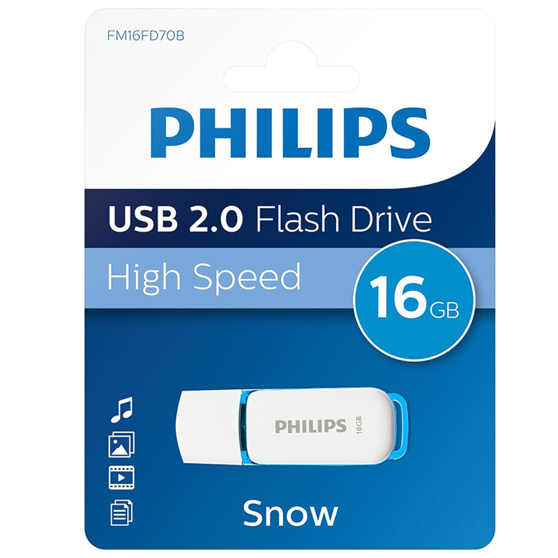Clé USB Philips Snow 16Go USB 2.0 Blanc En Tunisie