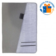 Note Book Parma Cuir Gris