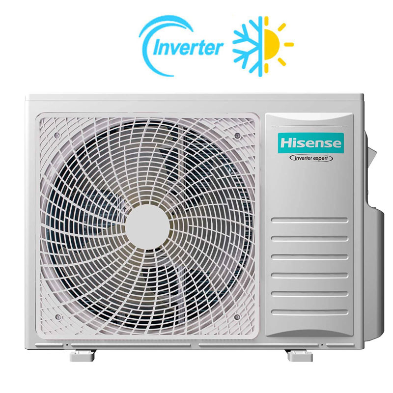 Moteur Climatiseur Hisense Inverter 18000 BTU Chaud Froid Blanc en Tunisie