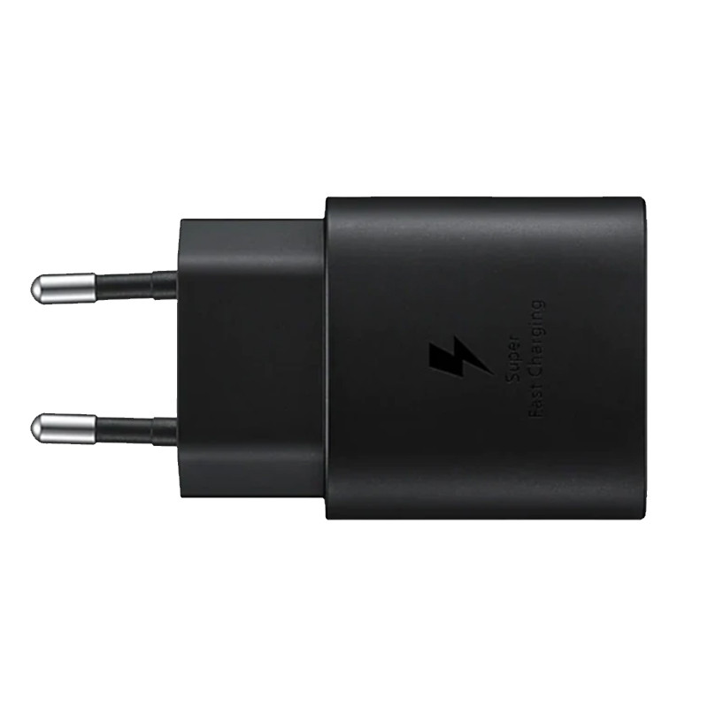 Adaptateur Secteur Samsung Type-C 25W Sans Câble Noir En Tunisie
