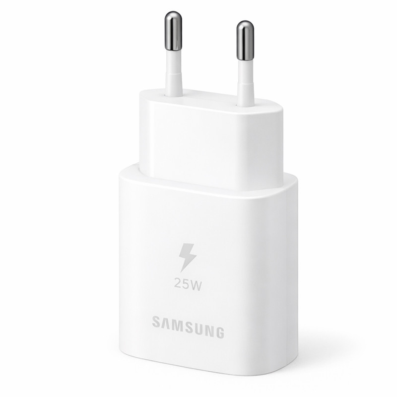 Adaptateur Secteur Samsung Type-C 25W Sans Câble Blanc En Tunisie