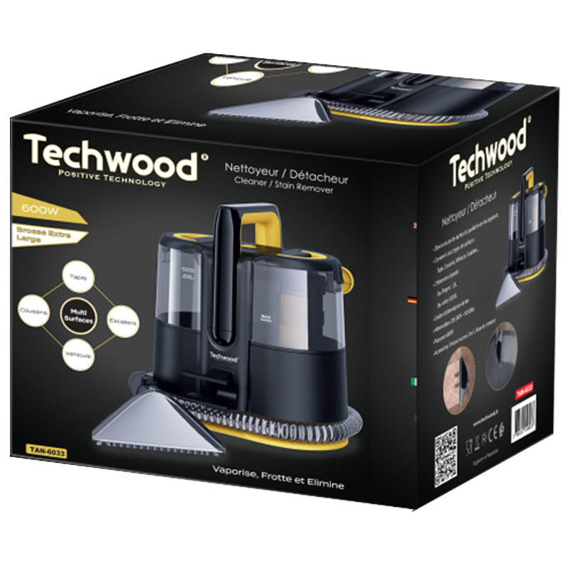 Aspirateur Injecteur Extracteur Techwood TAN-6033 600W Noir en Tunisie