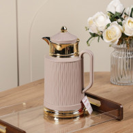 Thermos En Plastique 1 Litre Rose Pastel en Tunisie