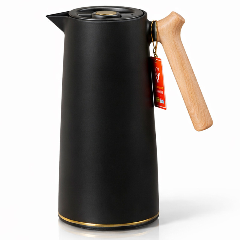 Thermos En Plastique 1 Litre Noir en Tunisie