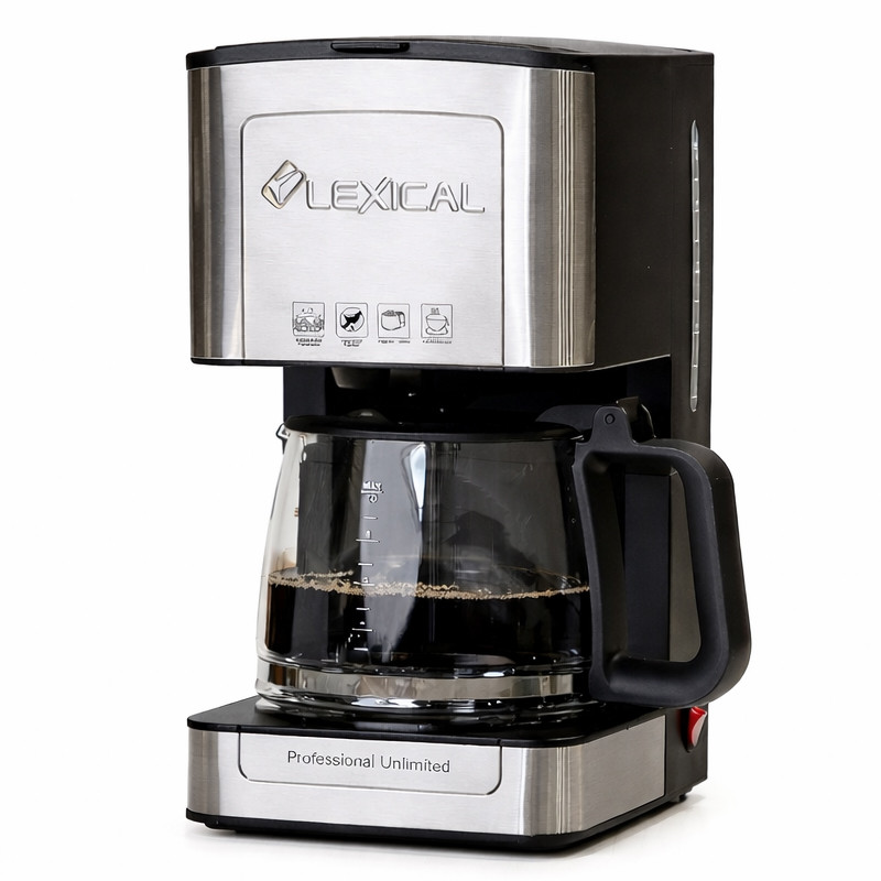Cafetière Électrique Lexical LEM-0643 800W Silver En Tunisie