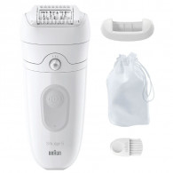 Epilateur Braun Silk Epil 5 SE5-011 Pour Visage et Corps Blanc