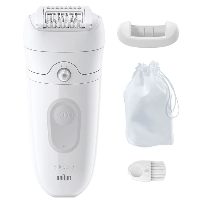 Epilateur Braun Silk Epil 5 SE5-011 Pour Visage et Corps Blanc