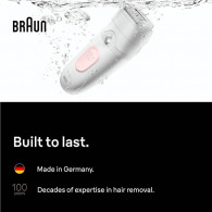 Epilateur Braun Silk Epil 5 SE5-011 Pour Visage et Corps Blanc