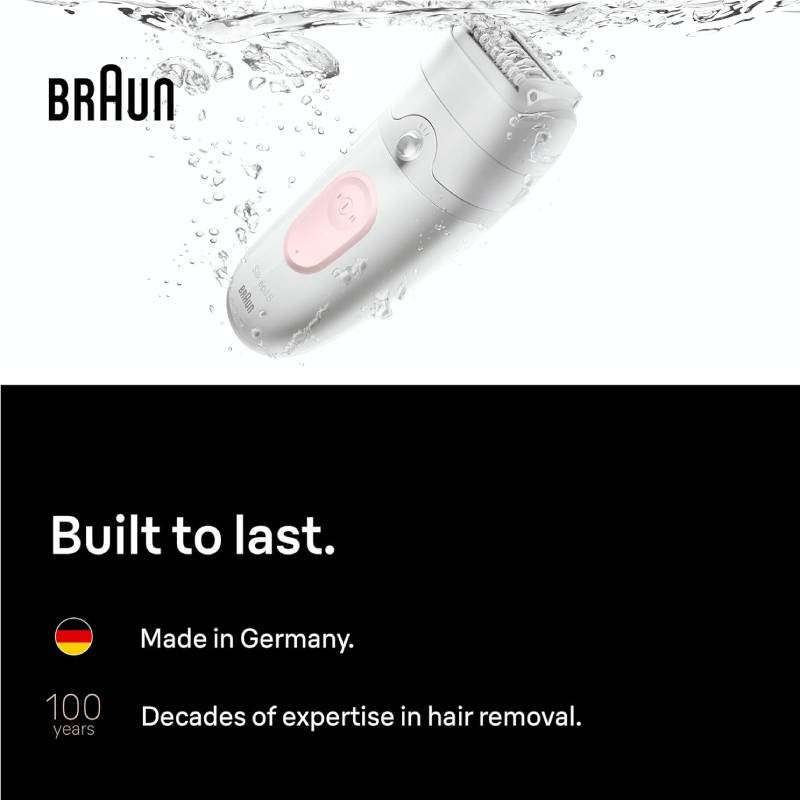 Epilateur Braun Silk Epil 5 SE5-011 Pour Visage et Corps Blanc