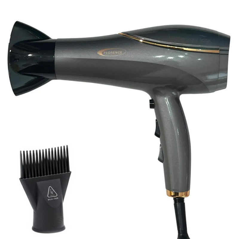 Sèche Cheveux Professionnel Florence HK447-1 2200W Gris en Tunisie