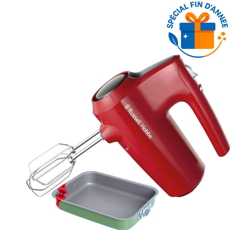 Batteur Electrique Russell Hobbs Desire 350W Rouge en Tunisie