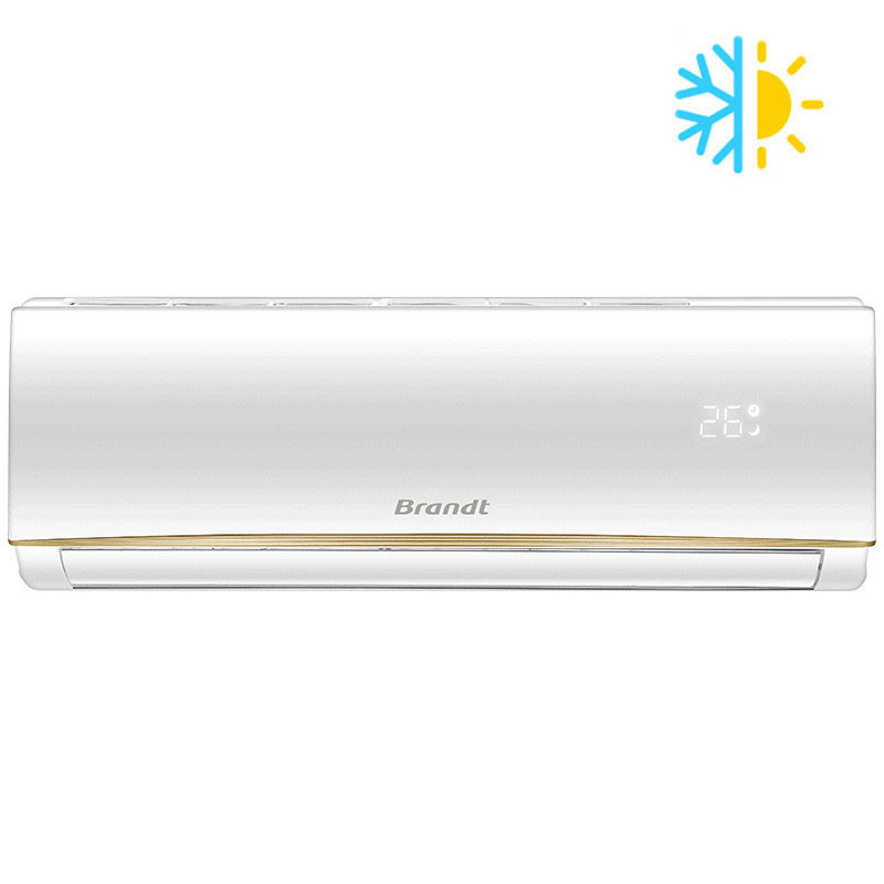 Intérieur Climatiseur Brandt 9000 BTU Chaud & Froid Blanc en Tunisie