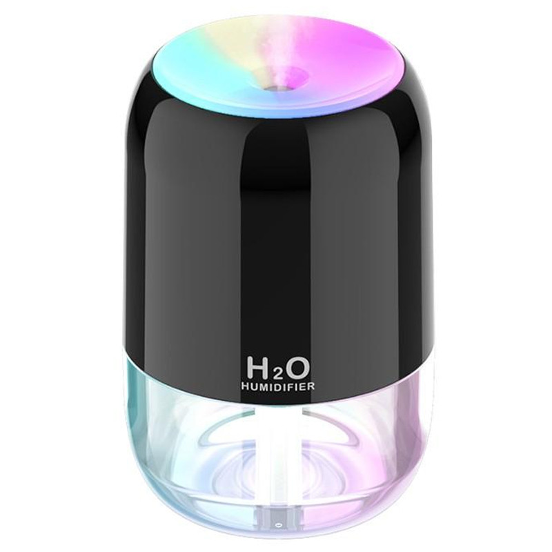 Mini Humidificateur d'Air HUM-988 USB 200ml Noir en Tunisie