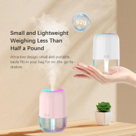 Mini Humidificateur d'Air HUM-988 USB 200ml Blanc en Tunisie