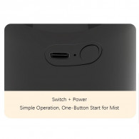 Mini Humidificateur d'Air HUM-988 USB 200ml Blanc en Tunisie