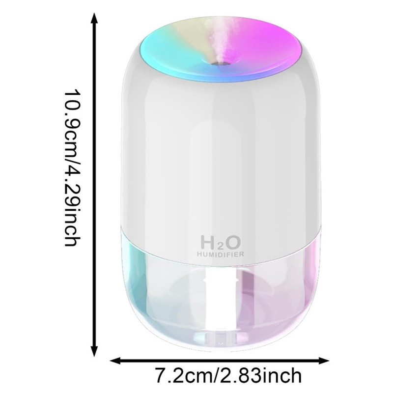 Mini Humidificateur d'Air HUM-988 USB 200ml Blanc en Tunisie