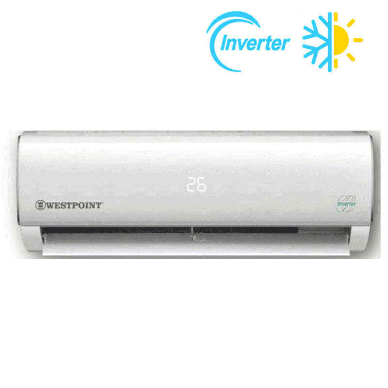 Intérieur Climatiseur Westpoint Inverter 12000 BTU Chaud & Froid Blanc en Tunisie