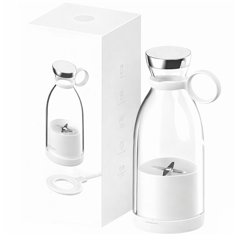 Blender Mixeur Portable 50W 500 ML Blanc En Tunisie