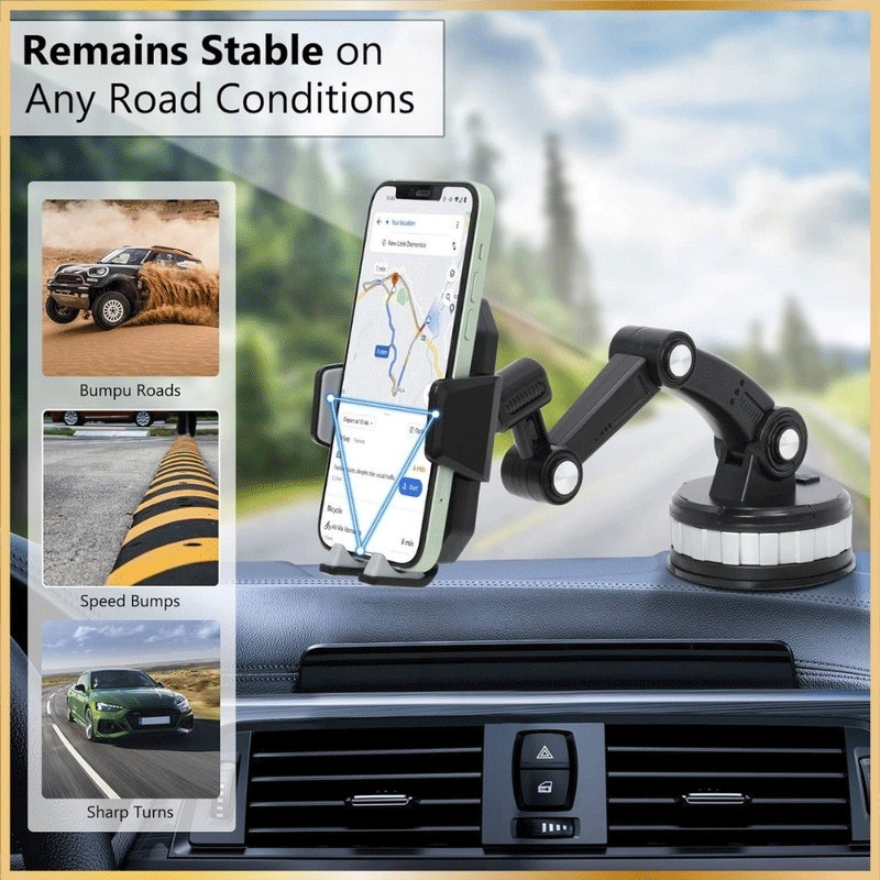 Support Voiture Pour Smartphone 360° Noir en Tunisie