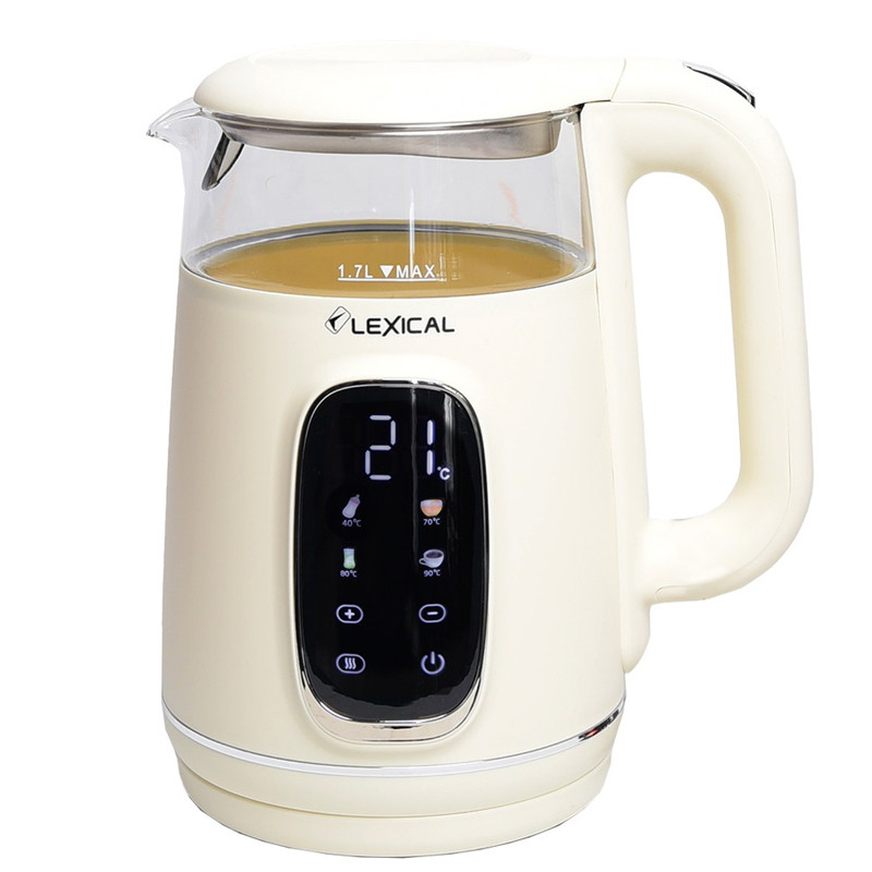 Bouilloire Électrique Lexical LEK-1462-3 2200W 1.7 Litres Beige En Tunisie