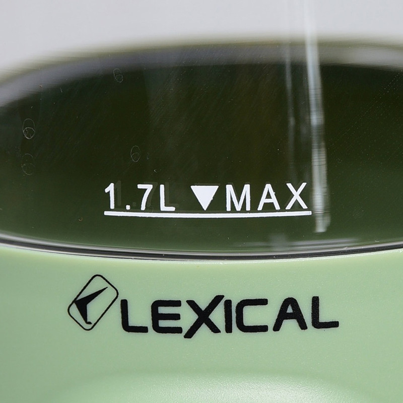 Bouilloire Électrique Lexical LEK-1462-7 2200W 1.7 Litres Vert En Tunisie
