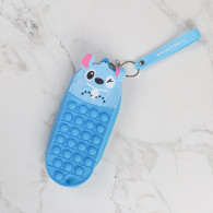 Trousse Pop It En Silicone Motif Stitch Bleu En Tunisie