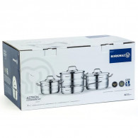 Batterie de Cuisine Korkmaz Astra A2054 7 Pièces Inox en Tunisie